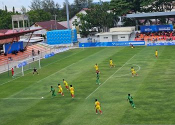 Sumut vs Sulbar Berakhir 1 – 1 di Stadion Dimurthala Banda Aceh di Perhelatan PON XXI 2024