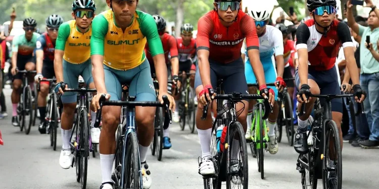 Balap Sepeda Sumbang Perolehan Medali Sumut Jadi 35 Emas, Jakarta Urutan Pertama