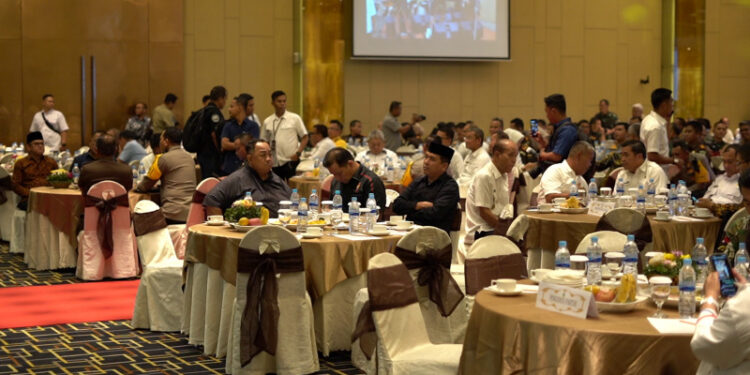 Cawagub Hasan Basri Sagala WO di Acara Deklarasi Pilkada Damai