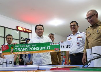H-5 PON XXI Aceh-Sumut, Dishub Sumut Mobilisasi 1.853 Atlet, Official dan Kontingen