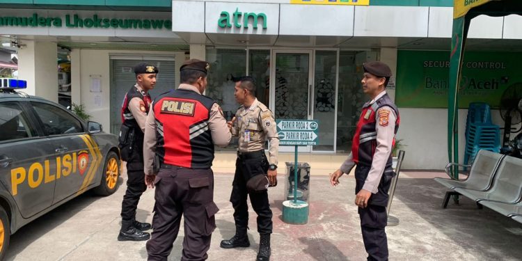 Satuan Samapta Polres Lhokseumawe Gelar Patroli Rutin
