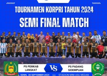Hari Ini, Pemkab Langkat Maju ke Final Setelah Menumbangkan Padang Sidempuan 3:2 di Semi Final