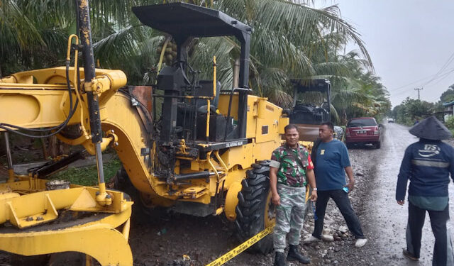 2 Alat Berat PUPR Langkat Dibakar OTK di Tanjung Putri, Langkat