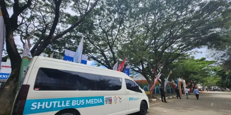 BSI Sediakan Dua Shutlle Bus Untuk Awak Media PON Aceh-Sumut