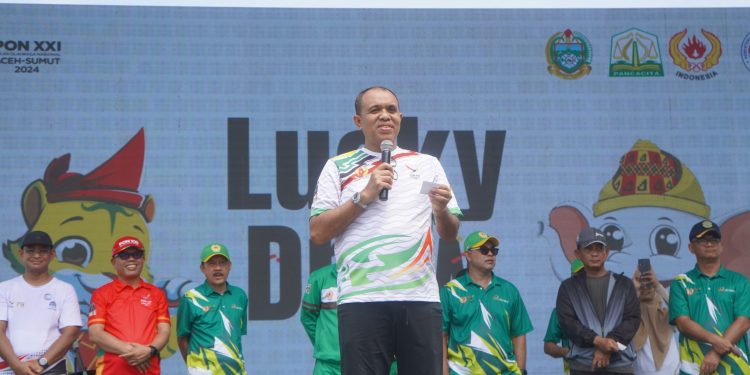 Pj Bupati Langkat Faisal Hasrimy Hadiri Gebyar PON XXI Aceh-Sumut 2024: Sukseskan Pesta Olahraga Nasional