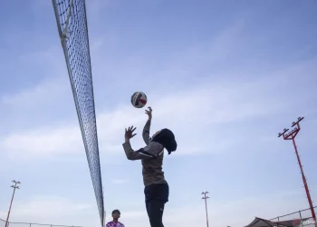 Voli Pasir Sumut Kalah Bertanding Lawan Jakarta di Samosir