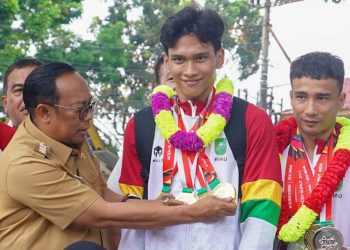 Atlit Tuan Rumah Masih Ketinggalan Perolehan Mendali di PON XXI, Riau Teratas