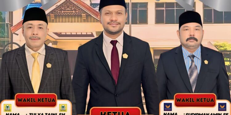 Pimpinan Devinitif DPRK Lhokseumawe Masa Jabatan 2024 – 2029 Dilantik