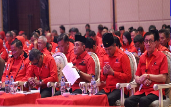 Rakerdasus DPD PDI Perjuangan Sumatera Utara Pecah Rekor Internal