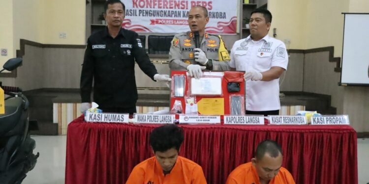 Polres Langsa Bongkar Sindikat Kokain Asal Lhokseumawe, BB 1 kg Diamankan dari Jok Sepeda Motor