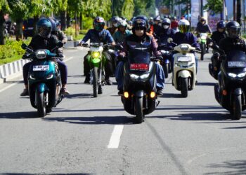 Pj Bupati dan Dandim 0203/Langkat Touring ke Desa Tinjau Infrastruktur