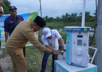 Pj Bupati Langkat Realisasikan Listrik Masuk Tambak