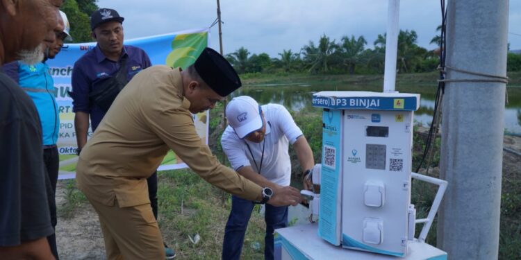 Pj Bupati Langkat Realisasikan Listrik Masuk Tambak