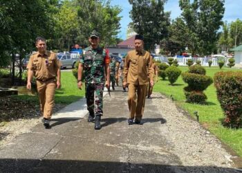 Kunker Kodim 0305, Plt Bupati Pasbar Tegaskan Pemkab Siap Jalin Sinergi