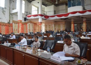 DPRD Gelar Paripurna Penyampaian Nota Pengantar 2 Ranperda Pasbar