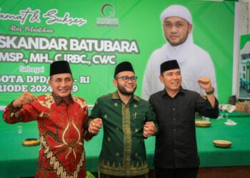 Edy Rahmayadi dan Hasan Basri Sagala Doakan Hal Terbaik di Tasyakuran Dedi Iskandar Batubara
