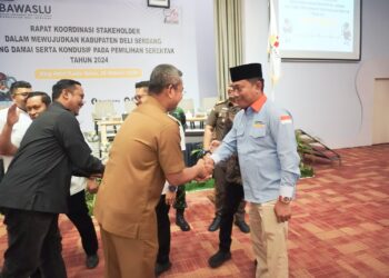 Bawaslu Deli Serdang Rapat Koordinasi Stakeholder