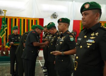 Danrem Ali Imran Pimpin Sertijab 3 Dandim