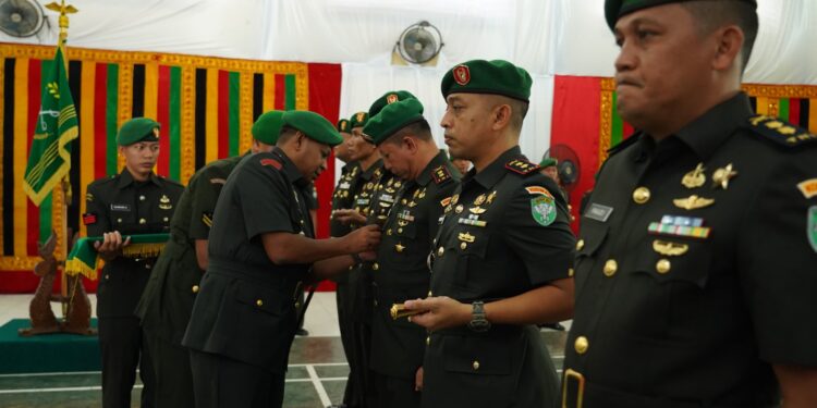 Danrem Ali Imran Pimpin Sertijab 3 Dandim