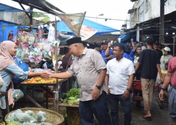 Berharap Ramai Pembeli, Pedagang Minta Iskandar Sugito Tata Pasar Baru Stabat