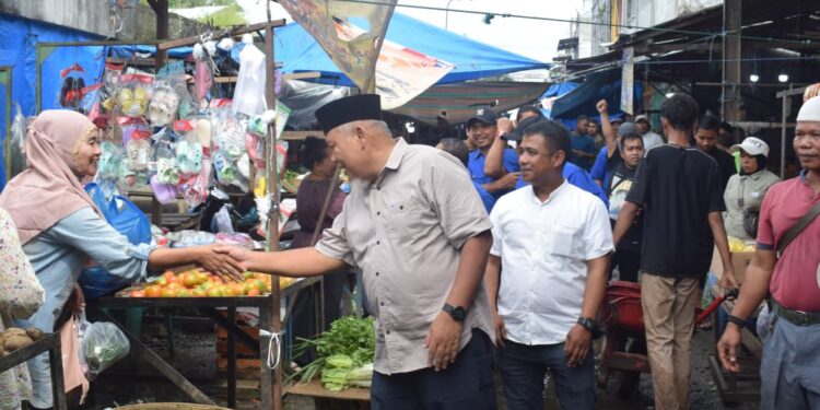Berharap Ramai Pembeli, Pedagang Minta Iskandar Sugito Tata Pasar Baru Stabat