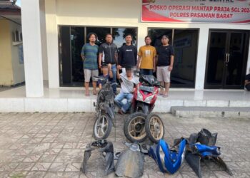 Dua Pelaku Curanmor di Pasbar Dibekuk Polisi