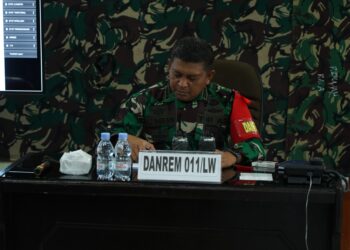 Kodam IM Siagakan Satuan Korem 011/Lilawangsa