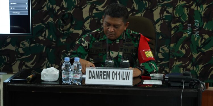 Kodam IM Siagakan Satuan Korem 011/Lilawangsa