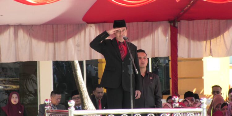 Peringati Momentum Sejarah Perjuangan Bangsa, Pemkab Pasbar Gelar Upacara Hari Sumpah Pemuda ke-96