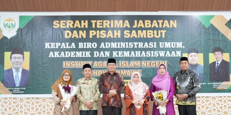 IAIN Lhokseumawe Gelar Sertijab Ka. Biro AUAK