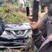 5 Mobil Tertimpa Pohon Tumbang di Jalan Putri Hijau Medan