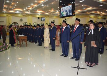 50 Anggota DPRD Langkat Terpilih Diambil Sumpah/Janjinya