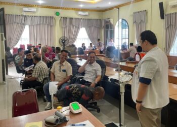 Usai Dilantik, Anggota DPRD Langkat Lakukan Medical Check Up