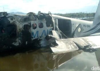 Pesawat SAM Air Diduga Jatuh di Gorontalo