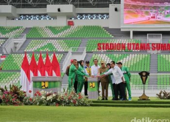 Jokowi Resmikan Stadion Utama Sumut, Telan Anggaran Rp 587 Miliar