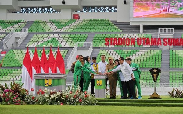 Jokowi Resmikan Stadion Utama Sumut, Telan Anggaran Rp 587 Miliar