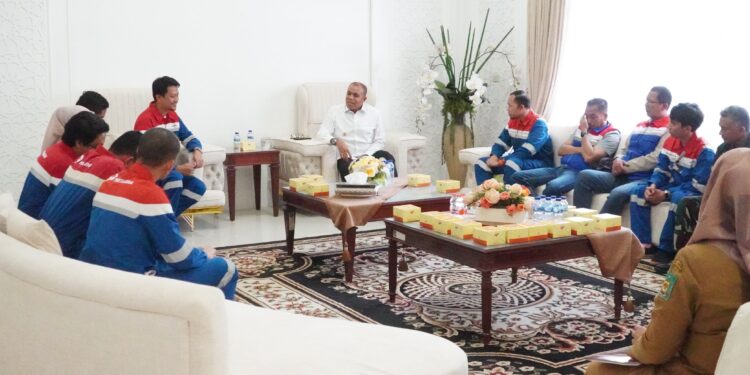 Pj Bupati Langkat Sambut PT Pertamina EP Pangkalan Susu, Dorong Kebangkitan Minyak Langkat