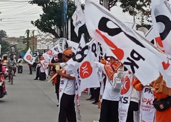 PKS Kabupaten Pemalang Flashmob Dijalan Gatot Subroto
