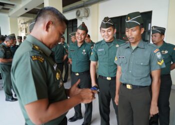 Cegah Judi Online, Korem Lilawangsa Razia Hp Prajurit TNI 