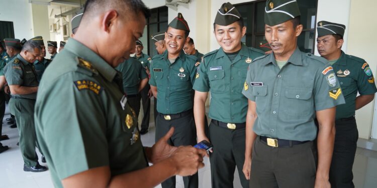 Cegah Judi Online, Korem Lilawangsa Razia Hp Prajurit TNI