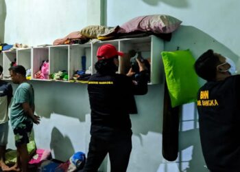 Gandeng Polres dan BNNK Bangka,Lapas Sungailiat Gelar Razia Narkoba