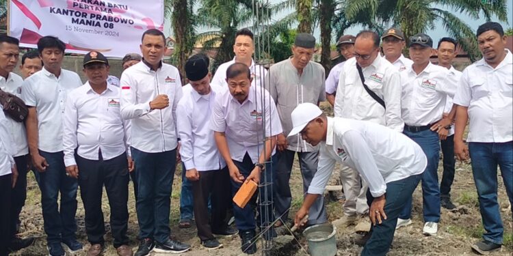 Prabowo Mania 08 Langkat Bangun Kantor Sekretariat, Siap Dukung Program Pemerintah