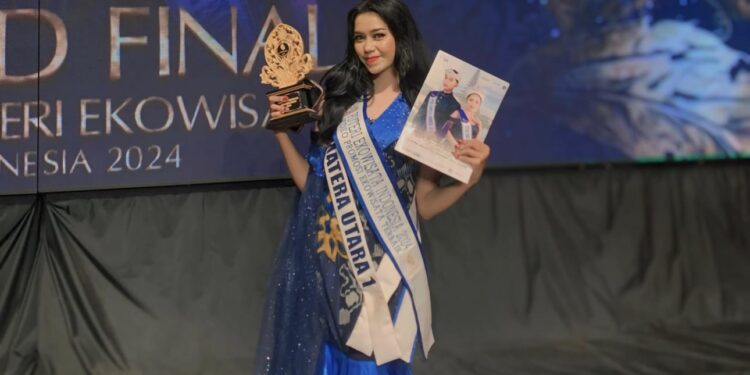 Silvia Al Sabrina, Anak Langkat Raih Gelar Putri Ekowisata Indonesia Promosi Wisata Terbaik 2024