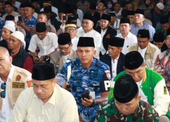 Personel Lanud Husein Sastranegara Ikuti Doa Bersama untuk Pilkada Jabar Damai 2024