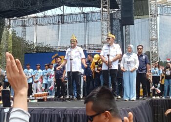 Lautan Manusia Padati Lapangan Bantarbolang Dukung Paslon An-Nur Dalam Pilkada Pemalang