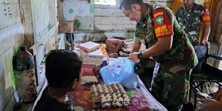 TNI Kodim 0104 Aceh Timur Salurkan Bantuan kepada Eks Kombatan GAM