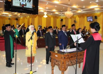 Empat Pimpinan DPRD Langkat Masa Jabatan 2024-2029 Resmi Dilantik
