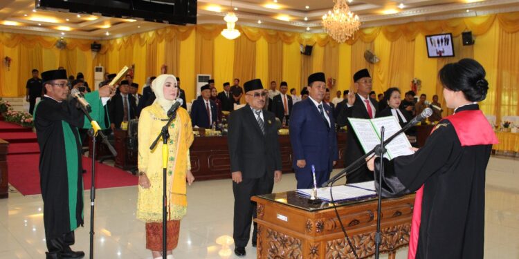 Empat Pimpinan DPRD Langkat Masa Jabatan 2024-2029 Resmi Dilantik