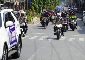 Antisipasi Gangguan Kamtibmas, Pj Bupati Langkat Pimpin Patroli Skala Besar Jelang Pilkada 2024