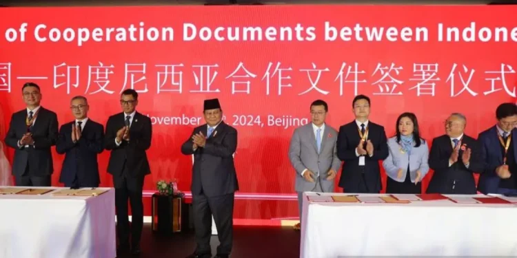 Prabowo Saksikan Kesepakatan Bisnis RI-China 10,07 Miliar Dolar AS